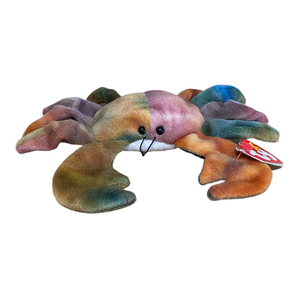 Ty Beanie Baby Claude The Crab Plush Toy Multicolor Retired Collectible 1996